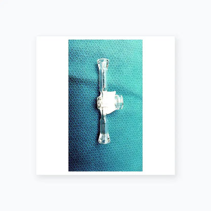 Reuse Medical Borosilicate Glass Stopcock Adapter – Lab Valve Connector, 24/40 Joint Lab Flasks, second-hand product photo 1