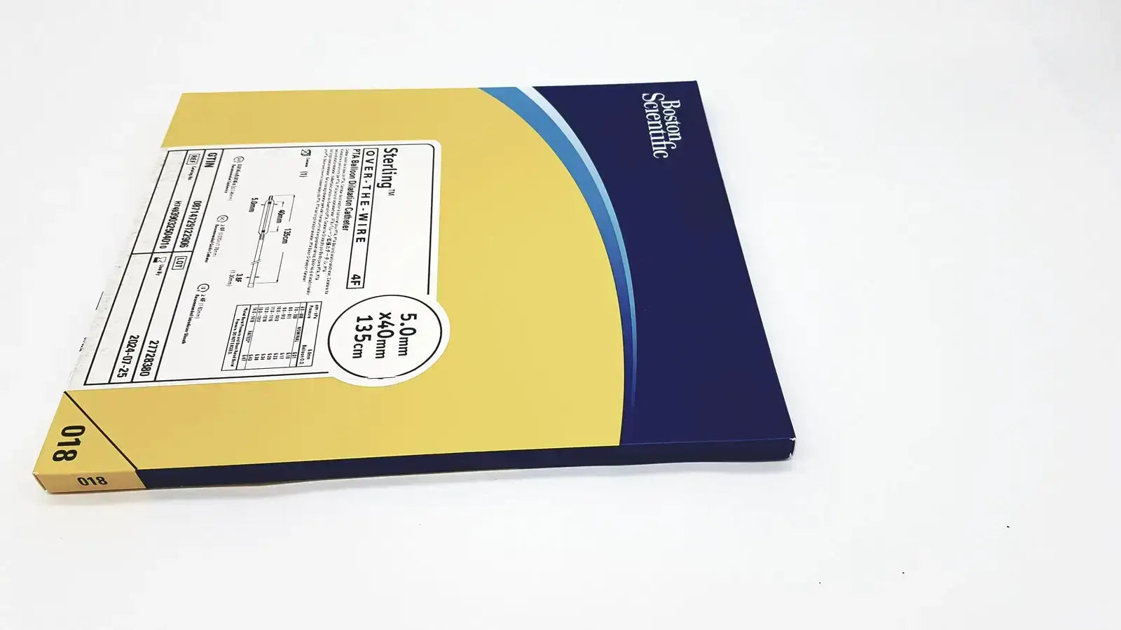 Boston Scientific H74939032504010 Sterling Over The Wire 4F Balloon Dilatation Catheter, new product photo 6
