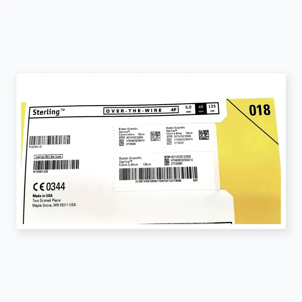 Boston Scientific H74939032504010 Sterling Over The Wire 4F Balloon Dilatation Catheter, new product photo 8