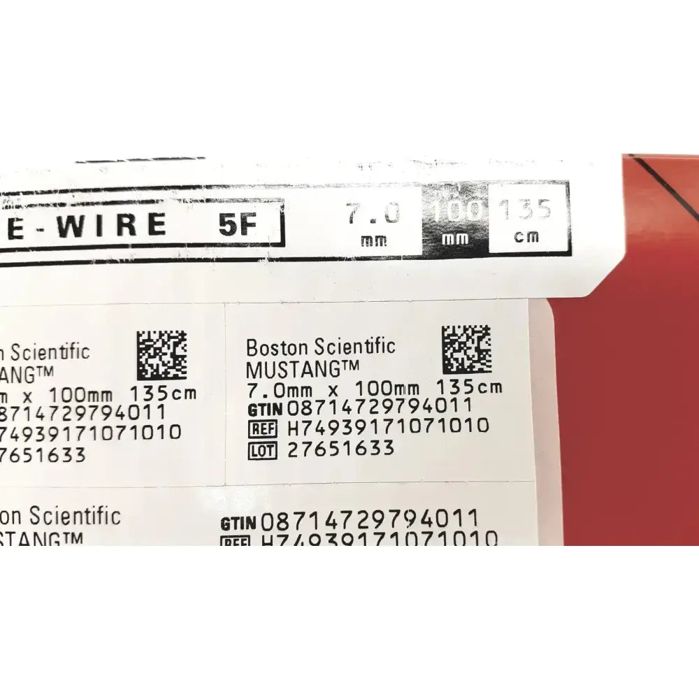 Boston Scientific H74939171120610 Mustang Over the Wire 7F, 12.0mm x 60mm, 135cm Balloon Catheter, new product photo 10