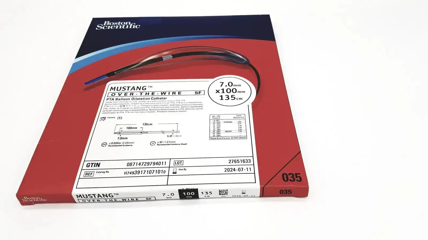 Boston Scientific H74939171120610 Mustang Over the Wire 7F, 12.0mm x 60mm, 135cm Balloon Catheter, new product photo 2