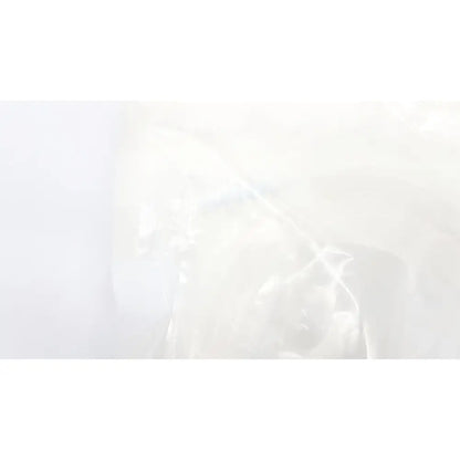 A translucent milky-white plastic boston scientific m0068402980 stone catcher with internal ridges for swiss lithoclast trilogy