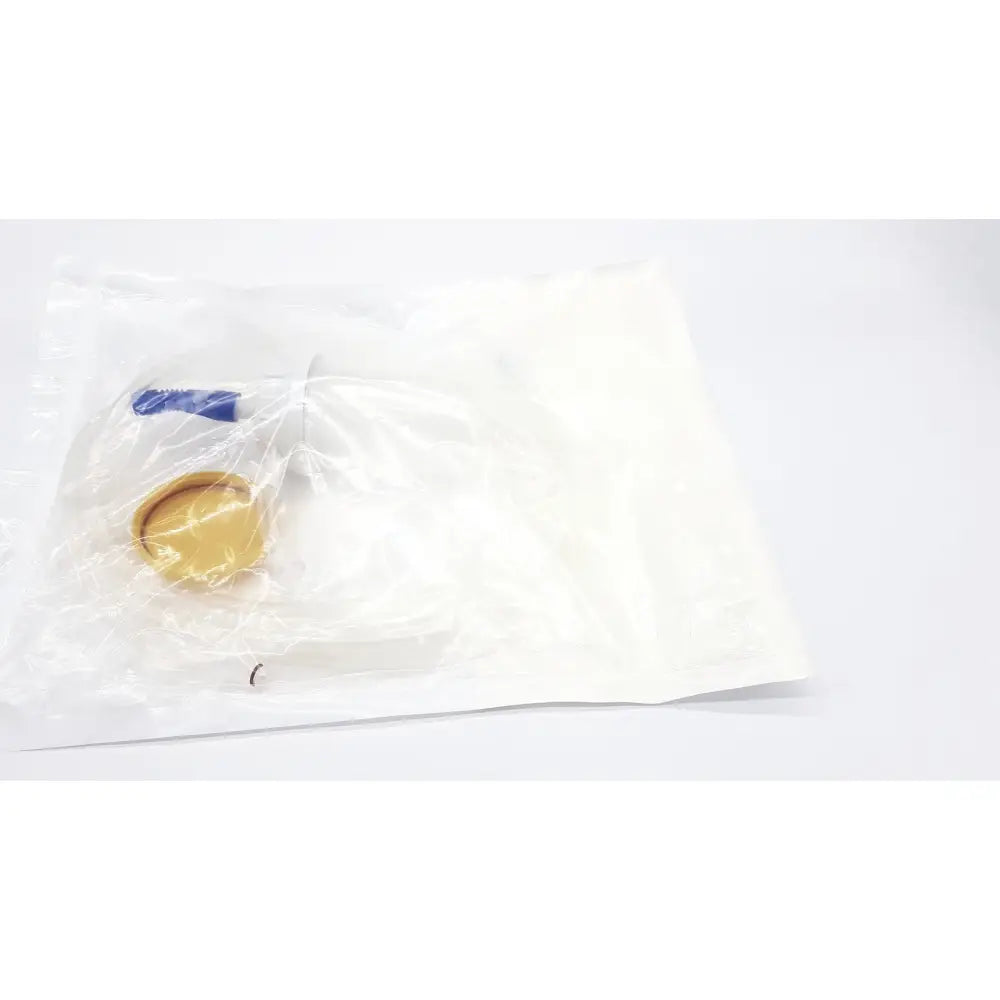 Yellow and blue medical catheter in clear plastic packaging of boston scientific m0068402980 stone catcher for swiss lithoclast trilogy