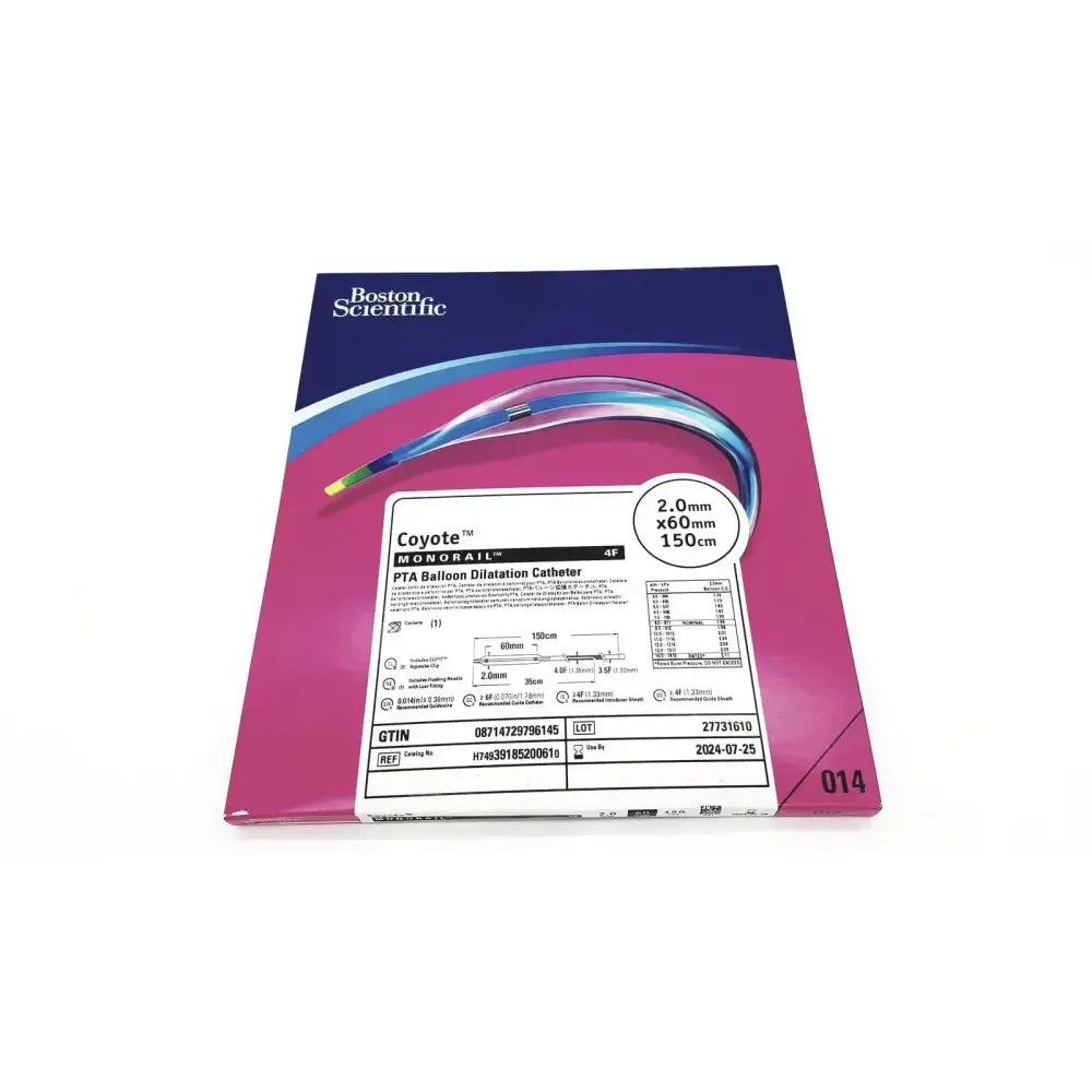 Boston Scientific PTA Ballom Dilatation Cattheter Ref: H7493918520061 PTA Balloon Dilatation Catheter, second-hand product photo 1