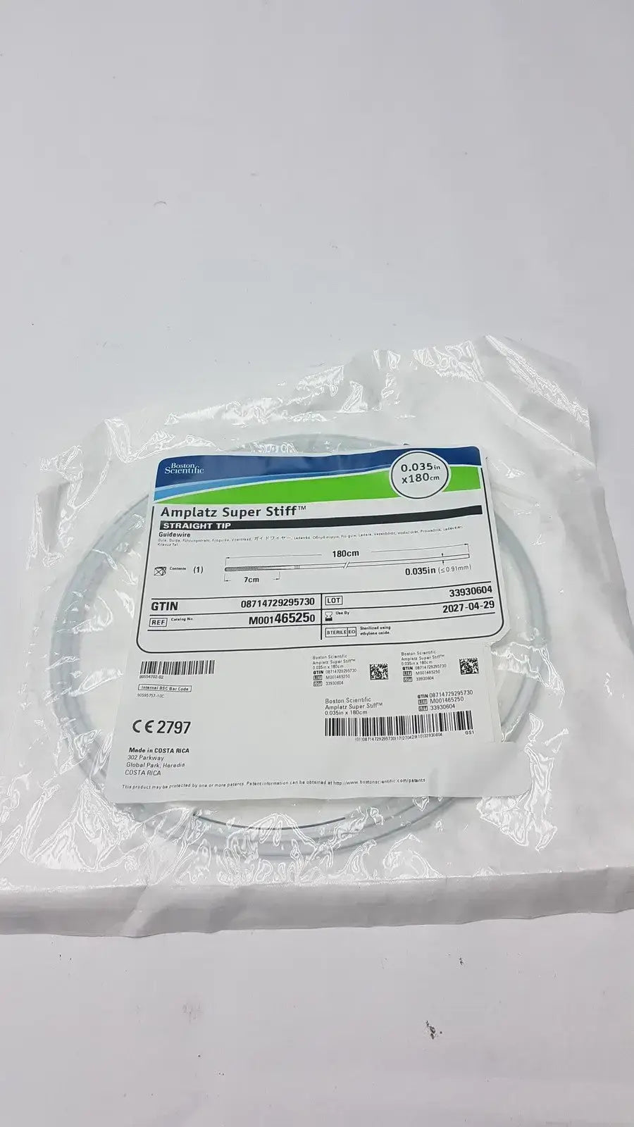 Boston Scientific Ref 46525 Ampllatz Super Stiif Guidewire, new product photo 8