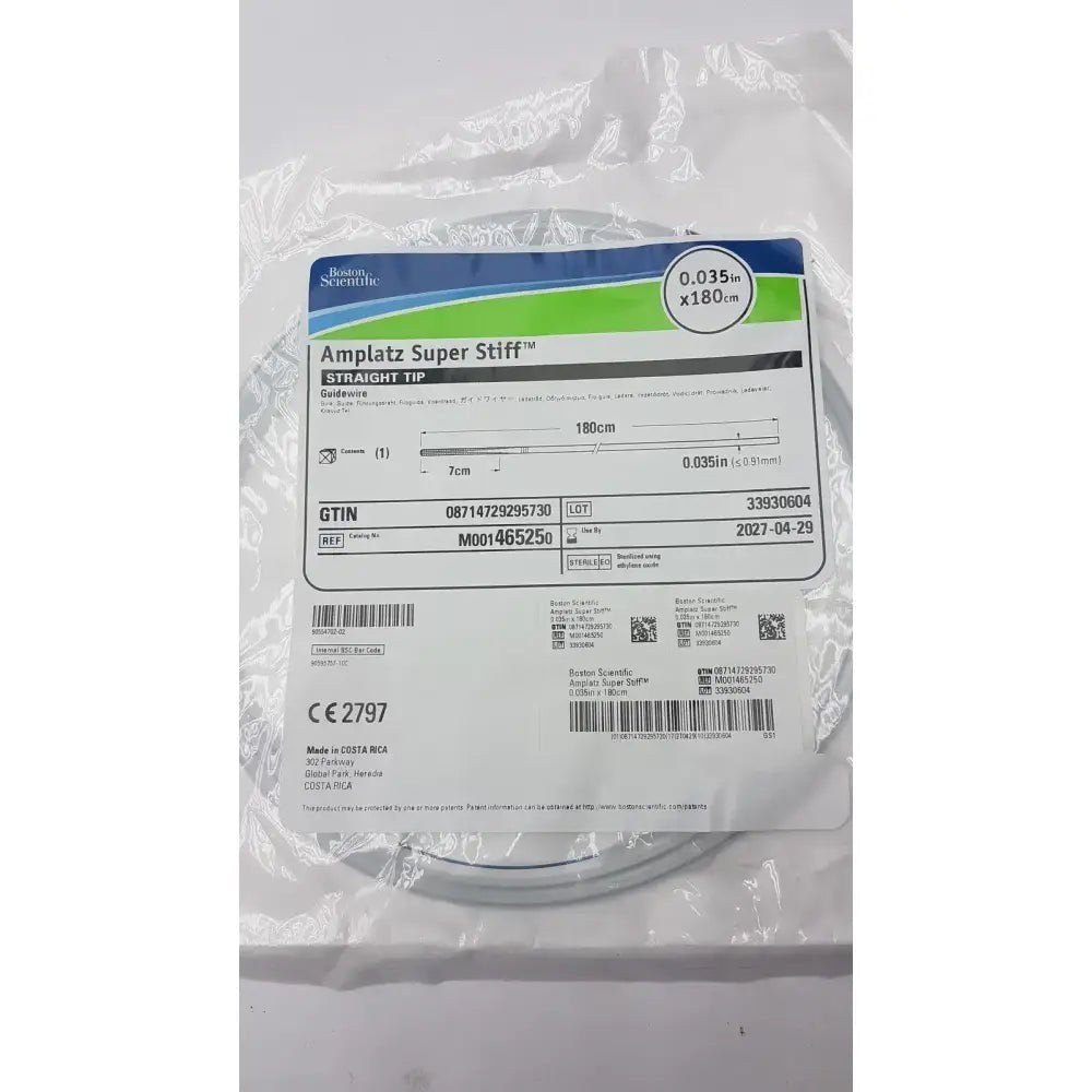 Boston Scientific Ref 46525 Ampllatz Super Stiif Guidewire, new product photo 10
