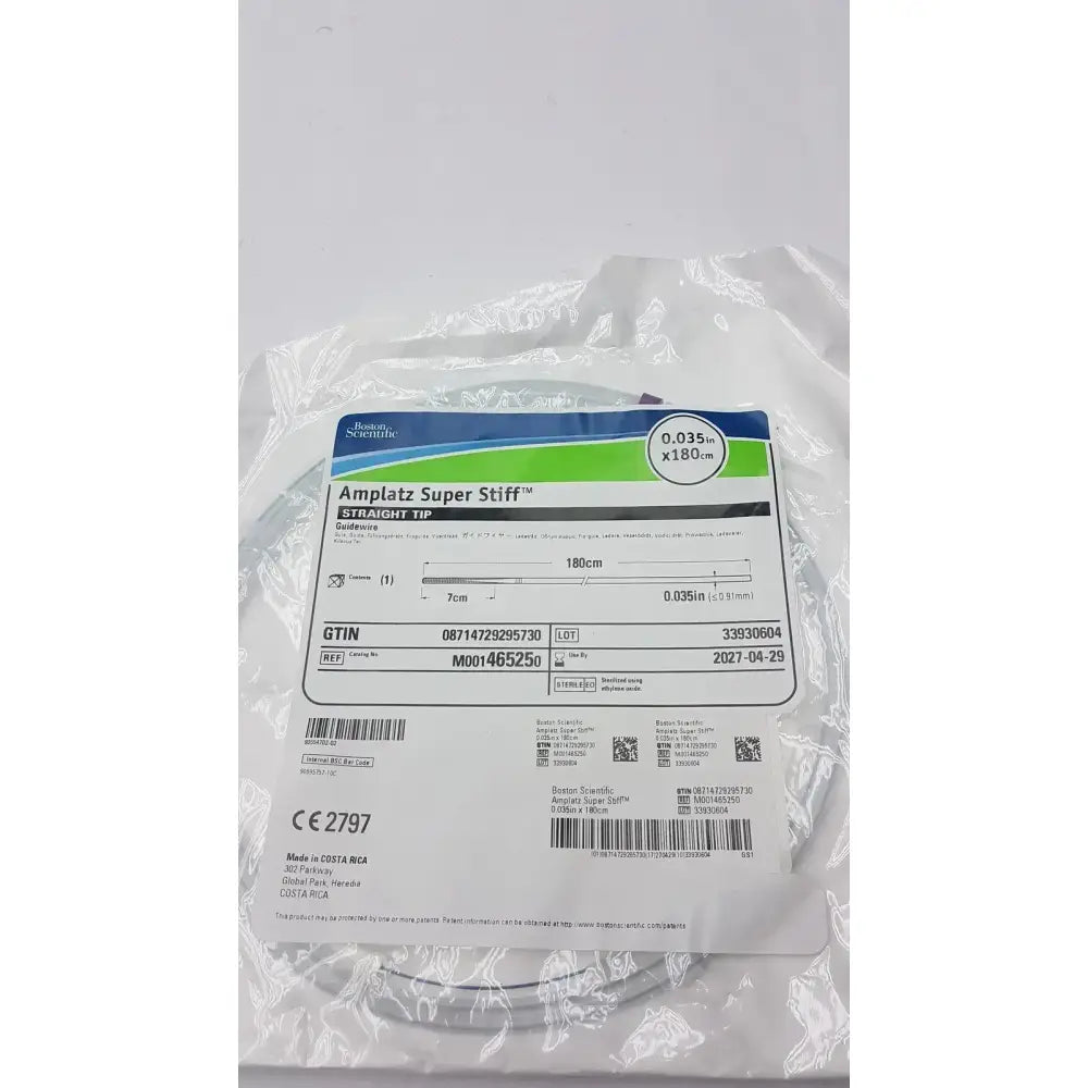 Boston Scientific Ref 46525 Ampllatz Super Stiif Guidewire, new product photo 3
