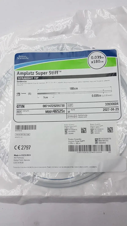 Boston Scientific Ref 46525 Ampllatz Super Stiif Guidewire, new product photo 10