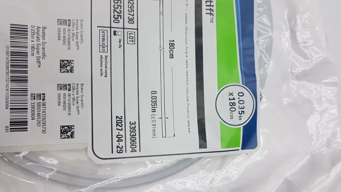 Boston Scientific Ref 46525 Ampllatz Super Stiif Guidewire, new product photo 12