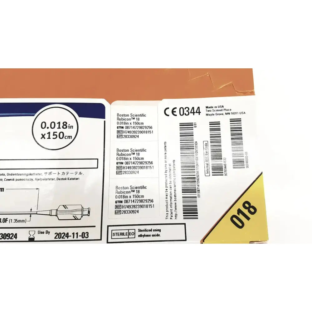 Boston Scientific Rubicon 18 Support Cattheter Ref, H74939239018151 Support Catheter, second-hand product photo 2