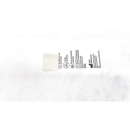 White plastic medical device packaging of boston scientific ureteral dilation system with printed text and symbols
