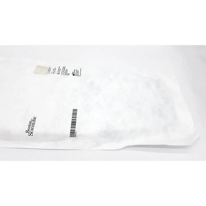 White boston scientific ureteral dilation system packaging bag with barcode and product information label visible