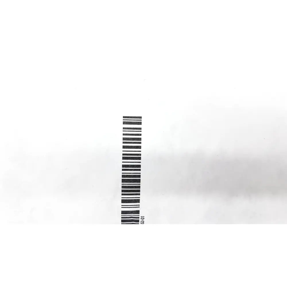 Black barcode with numerical digits on the back side of boston scientific ureteral dilation system m0062401000 label