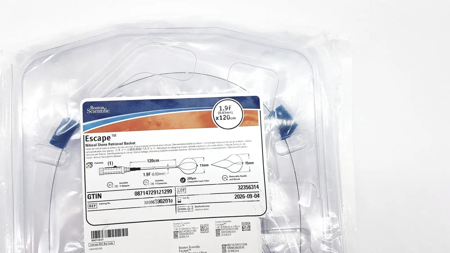 Boston Scientific Zero Tip Nitinol Retrieval Basket 2.4f X 120cm, M0063902010 Stone Retrieval Basket, new product photo 6