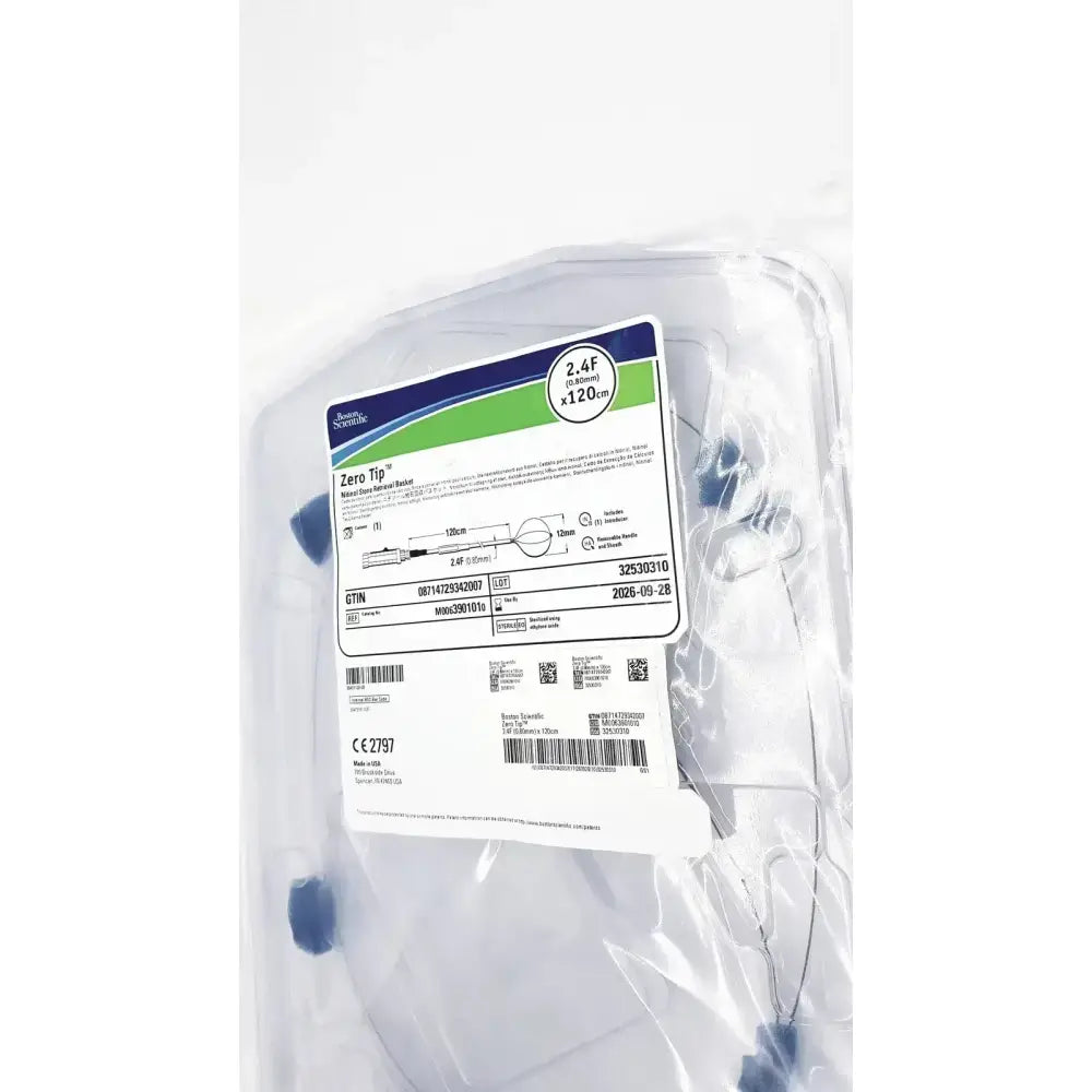 Boston Scientific Zero Tip Nitinol Retrieval Basket 2.4f X 120cm, Ref. M00639010 Nitinol Retrieval Basket, new product photo 3