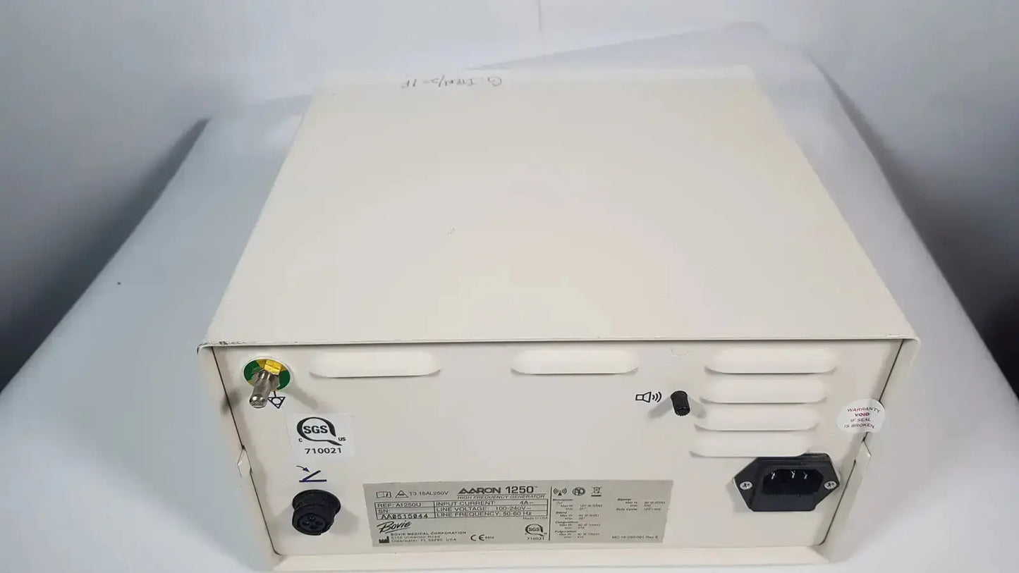 Bovie Aaron 1250 Electrosurgical Generator Electrosurgical Generator, second-hand product photo 4