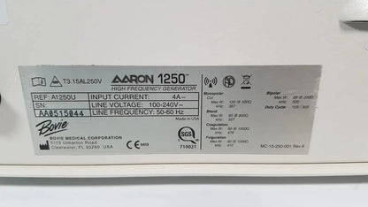 Bovie Aaron 1250 Electrosurgical Generator Electrosurgical Generator, second-hand product photo 7