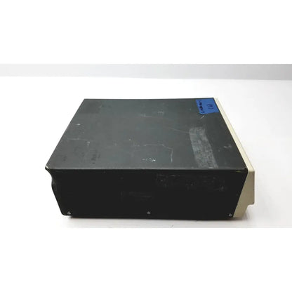 Black and beige rectangular electrosurgical generator with blue label top corner bovie ids-300 electrosurgical device