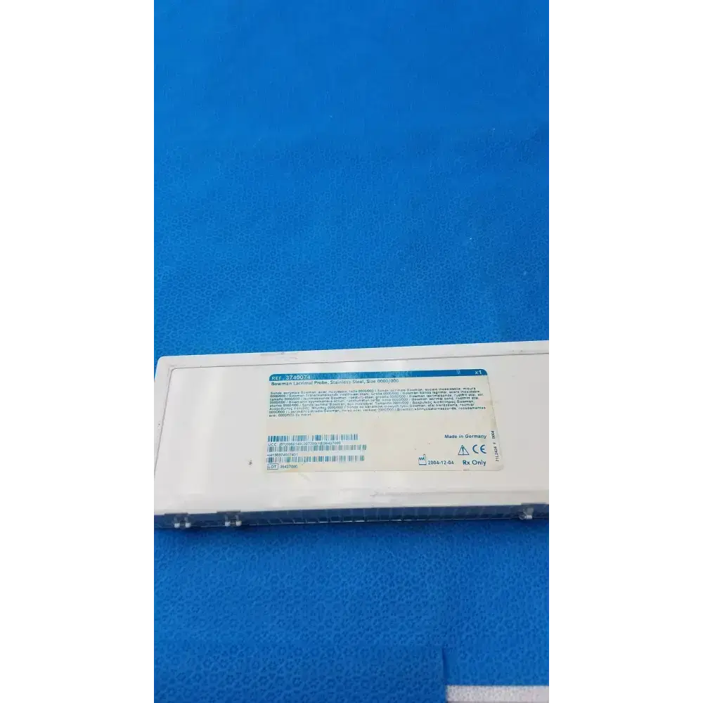 Karl Storz Bowman Lacrimal Probe, Stainless Steel Size 000/000 Ref 3740074 Lacrimal Probe, second-hand product photo 7