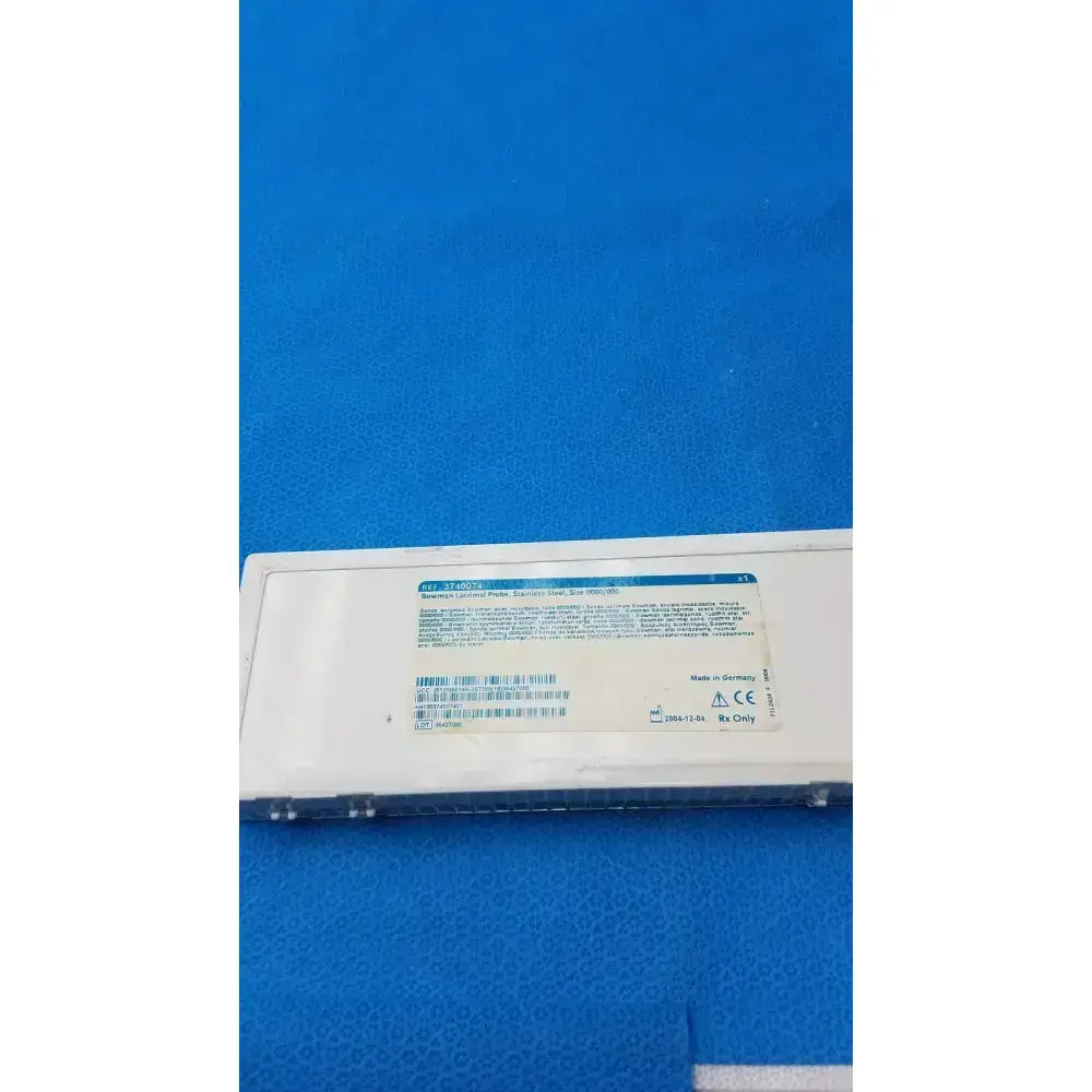 Karl Storz Bowman Lacrimal Probe, Stainless Steel Size 000/000 Ref 3740074 Lacrimal Probe, second-hand product photo 7