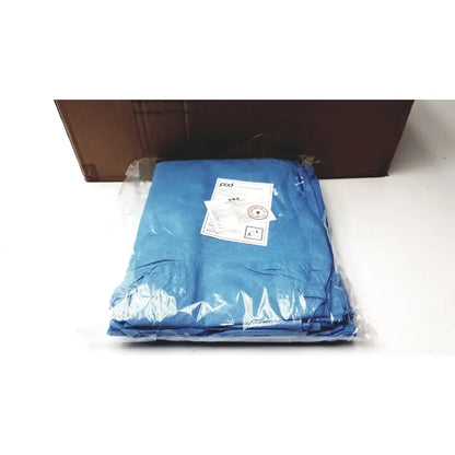 Reuse Medical Box of 100 Pod Disposable Isolation Gown Blue Surgical Gowns, second-hand product photo 1