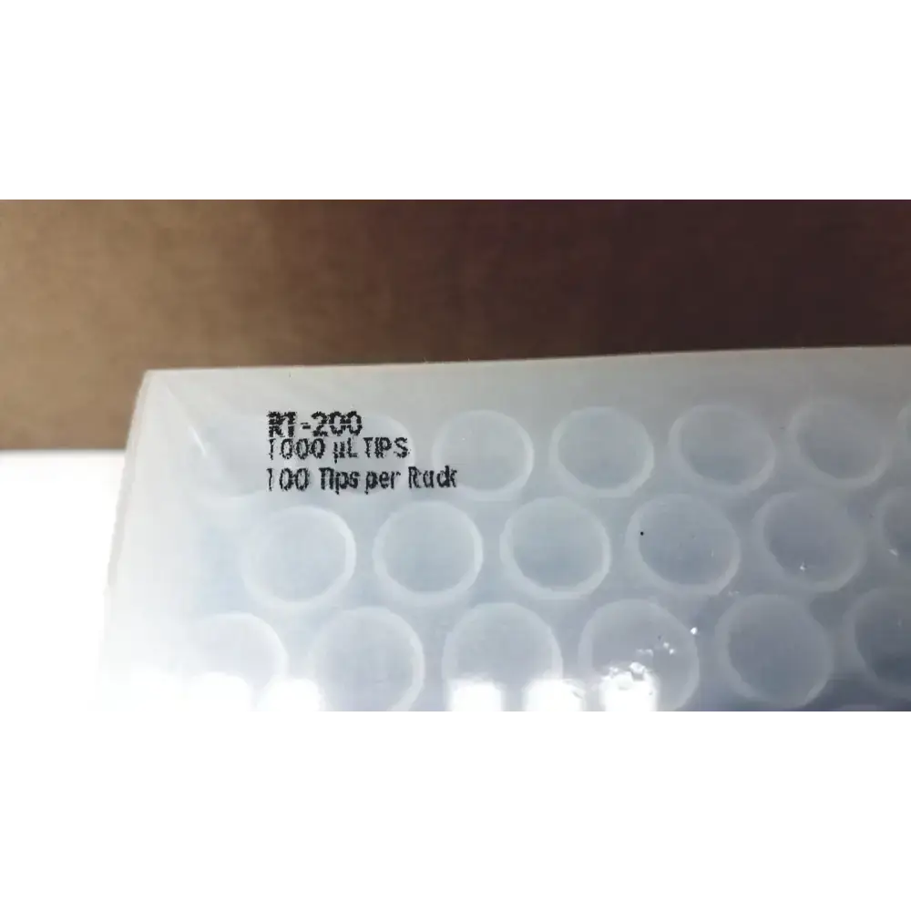 Ranin Box of 18 Rainin RT-200 Liftcover 100 Tips Per Rack Pipette Tips, new product photo 3