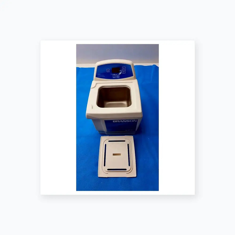 Branson Ultrasonic Cleaner 0.75 Gallon Tank Mechanical Timer Reliable Ultrasonic Cleaner, second-hand product photo 1