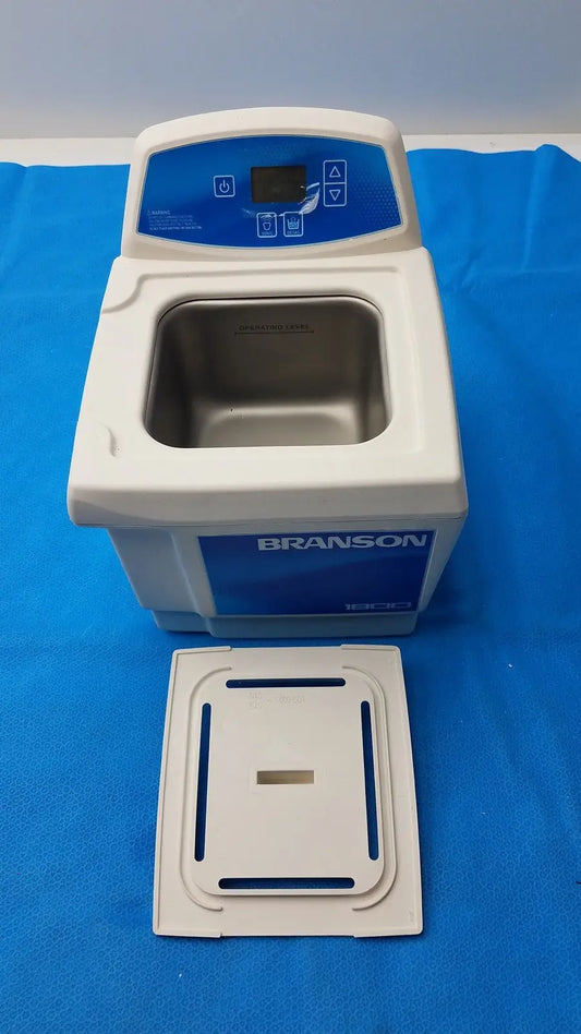 Branson Ultrasonic Cleaner 0.75 Gallon Tank Mechanical Timer Reliable Ultrasonic Cleaner, second-hand product photo 1