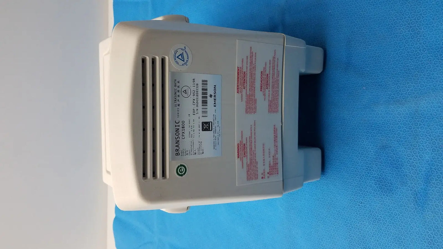 Branson Ultrasonic Cleaner 0.75 Gallon Tank Mechanical Timer Reliable Ultrasonic Cleaner, second-hand product photo 3