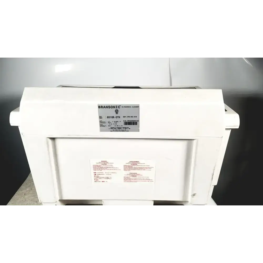 Bransonic Ultrasonic Cleaner Water Bath 8510R-DTH Ultrasonic Cleaner, second-hand product photo 6
