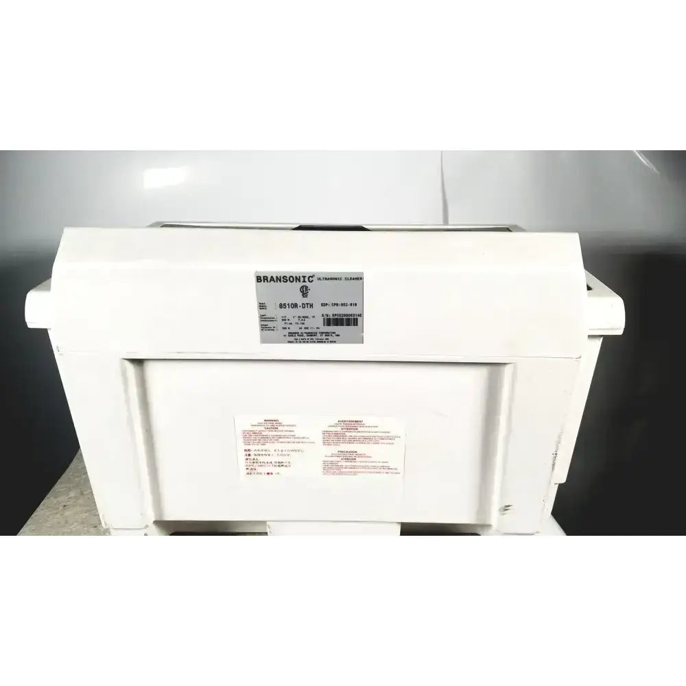 Bransonic Ultrasonic Cleaner Water Bath 8510R-DTH Ultrasonic Cleaner, second-hand product photo 6