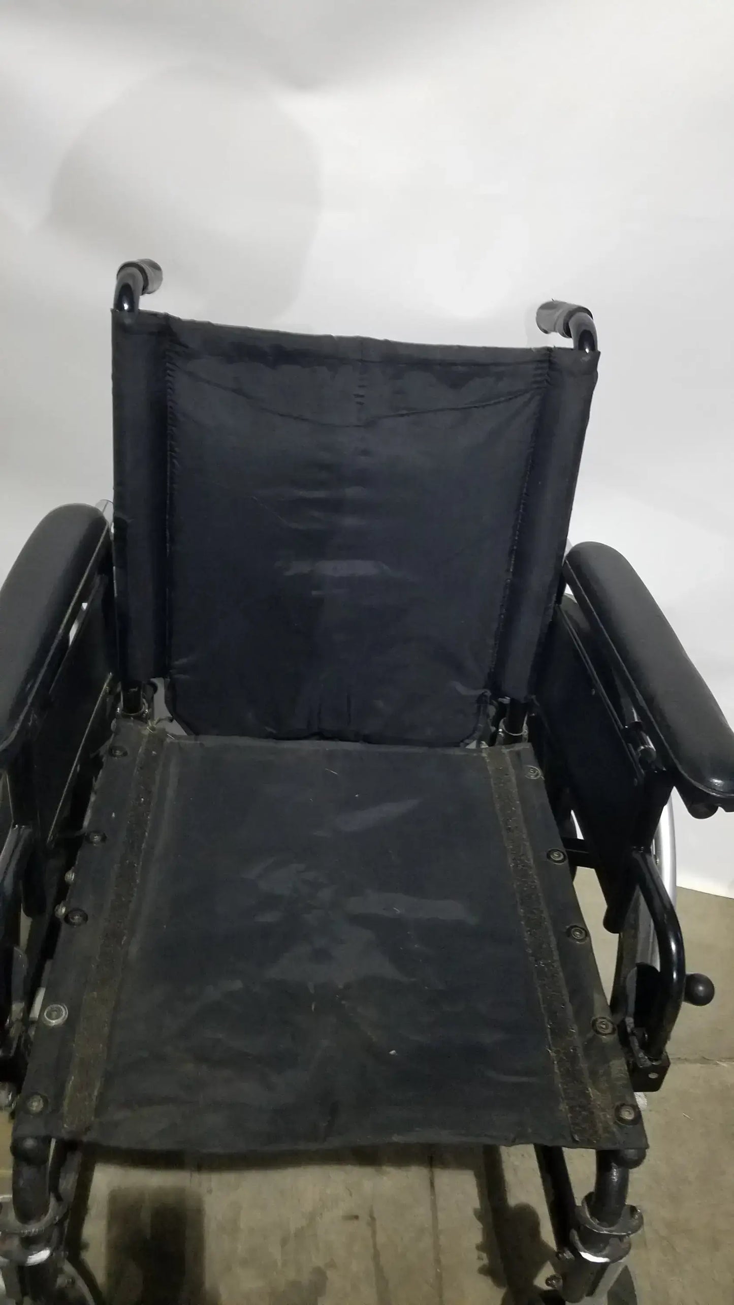 Reuse Medical Equipment Breezy Folding Manual Wheelchair - Lightweight Black Padded Comfort Seat Wheelchairs, second-hand product photo 19