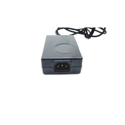 Black plastic power adapter with coiled cable for bridgepower corp bpm050s12f02 medical power supply unit