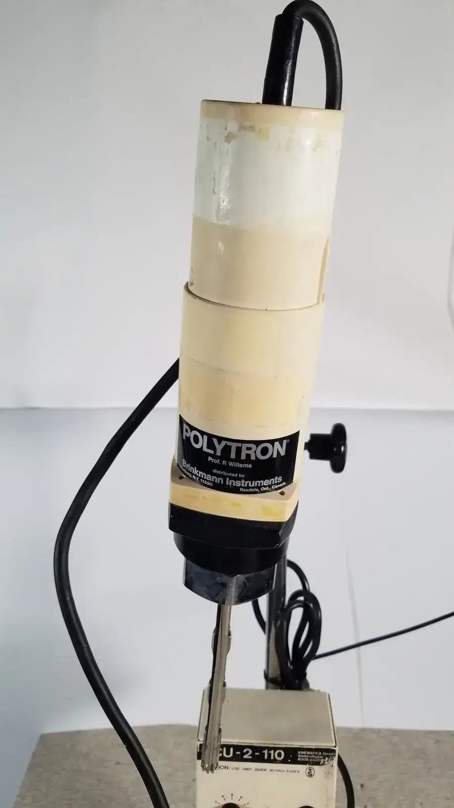 Brinkmann Kinematica Homogenizer Mixer PCU-2-110 Homogenizer Mixer, second-hand product photo 3