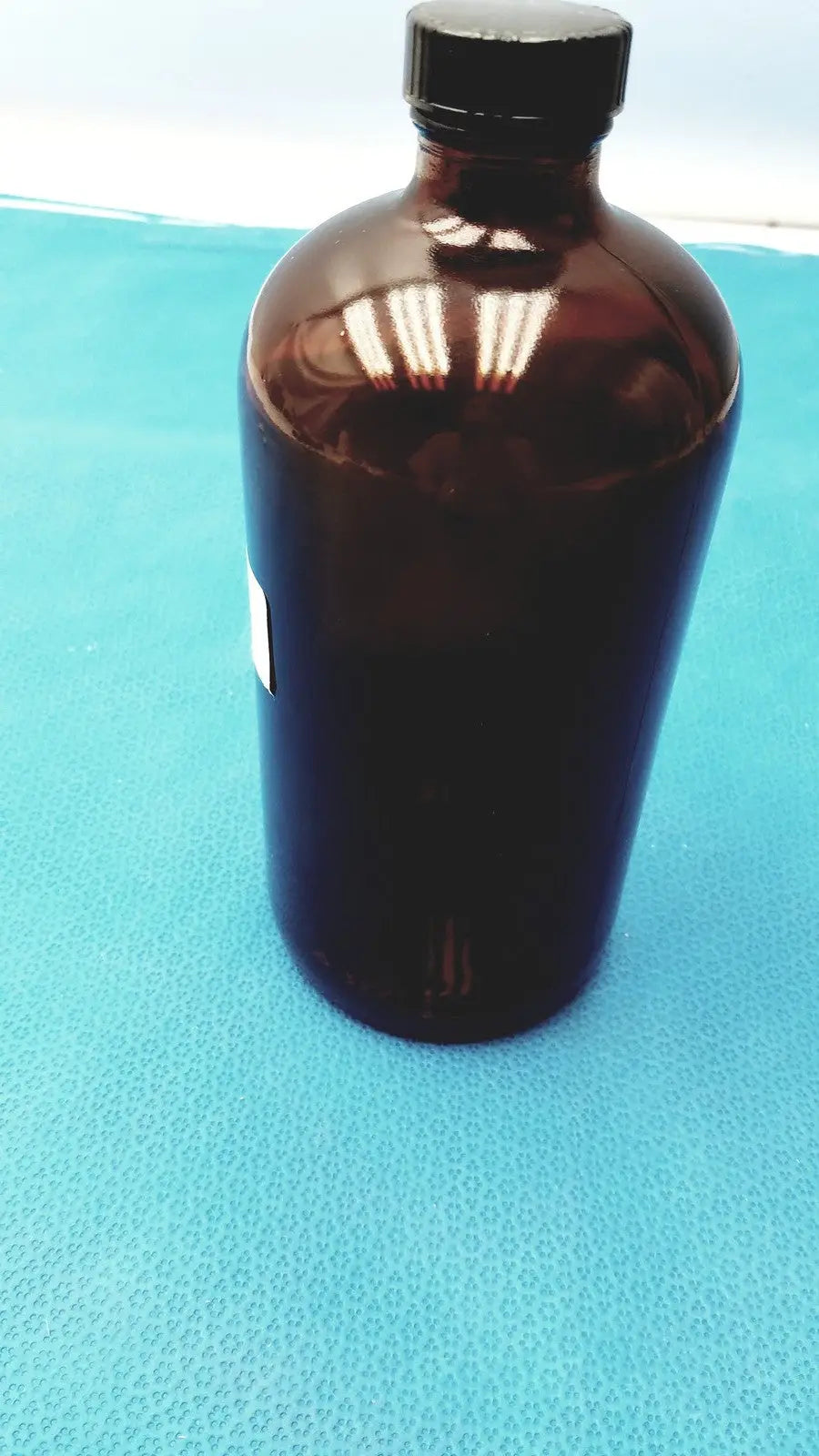 Reuse Medical Brown Glass Chemical Bottle – Reagent Storage Lab Bottle with Stopper Lab Flasks, second-hand product photo 1