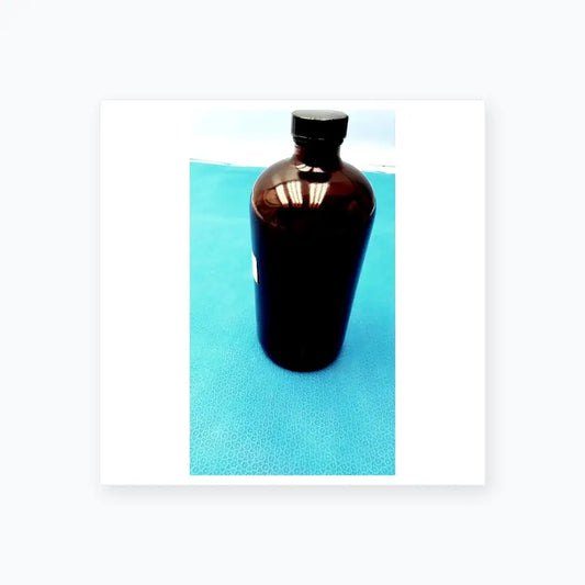 Reuse Medical Brown Glass Chemical Bottle – Reagent Storage Lab Bottle with Stopper Lab Flasks, second-hand product photo 1