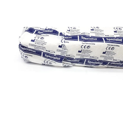 White and blue packaged bsn medical specialist plaster bandage fast setting for medical specialist plaster use