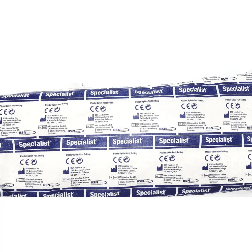Blue and white bsn medical specialist plaster bandage fast setting in plaster splint packaging for medical use