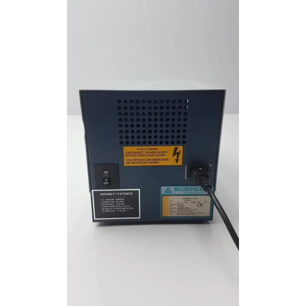 Buehler Minimet 1000 Grinder Polisher Model No 69-1100 Laboratory Grinder/Polisher, second-hand product photo 8
