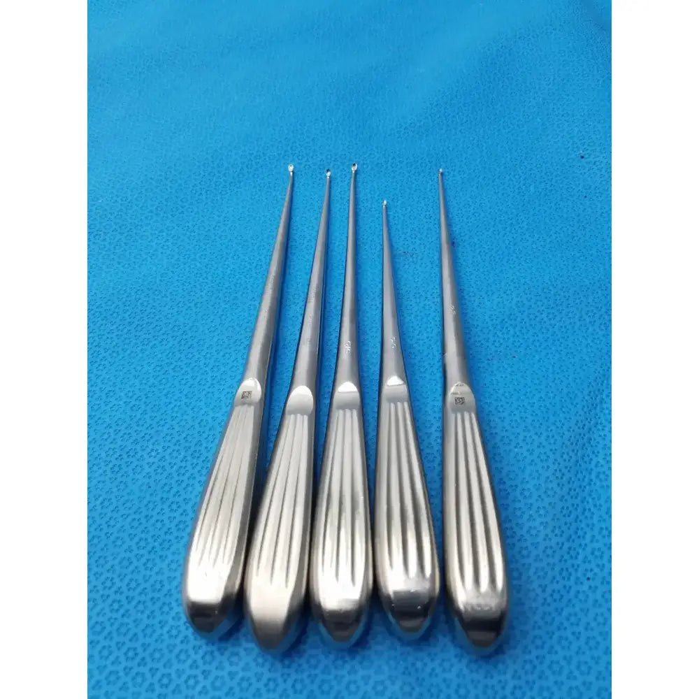 Buggles R-2822 Spratt Bone Curette Stainless Surgical Orthopedic - Lot of 5 Bone Curette, second-hand product photo 3