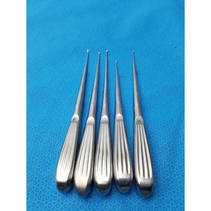 Buggles R-2822 Spratt Bone Curette Stainless Surgical Orthopedic - Lot of 5 Bone Curette, second-hand product photo 3