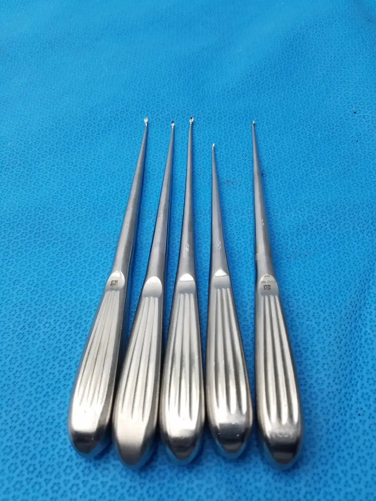 Buggles R-2822 Spratt Bone Curette Stainless Surgical Orthopedic - Lot of 5 Bone Curette, second-hand product photo 3