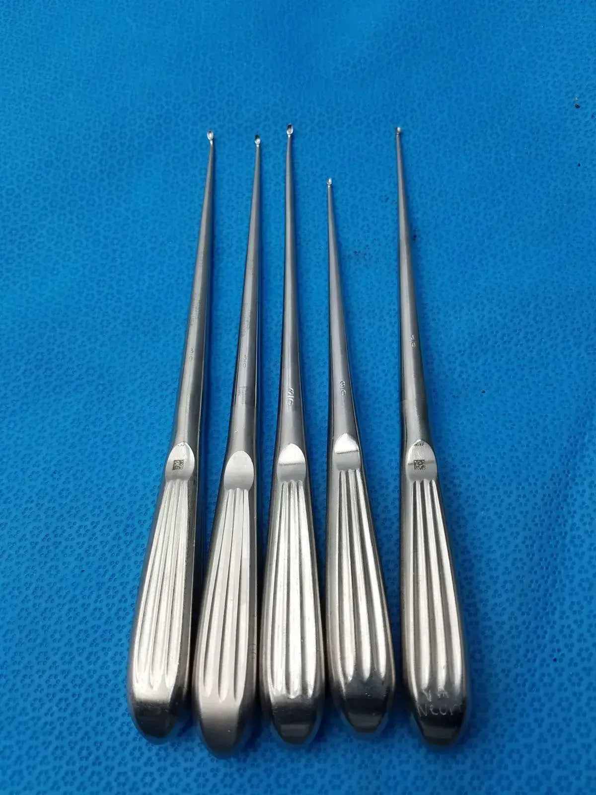 Buggles R-2822 Spratt Bone Curette Stainless Surgical Orthopedic - Lot of 5 Bone Curette, second-hand product photo 13