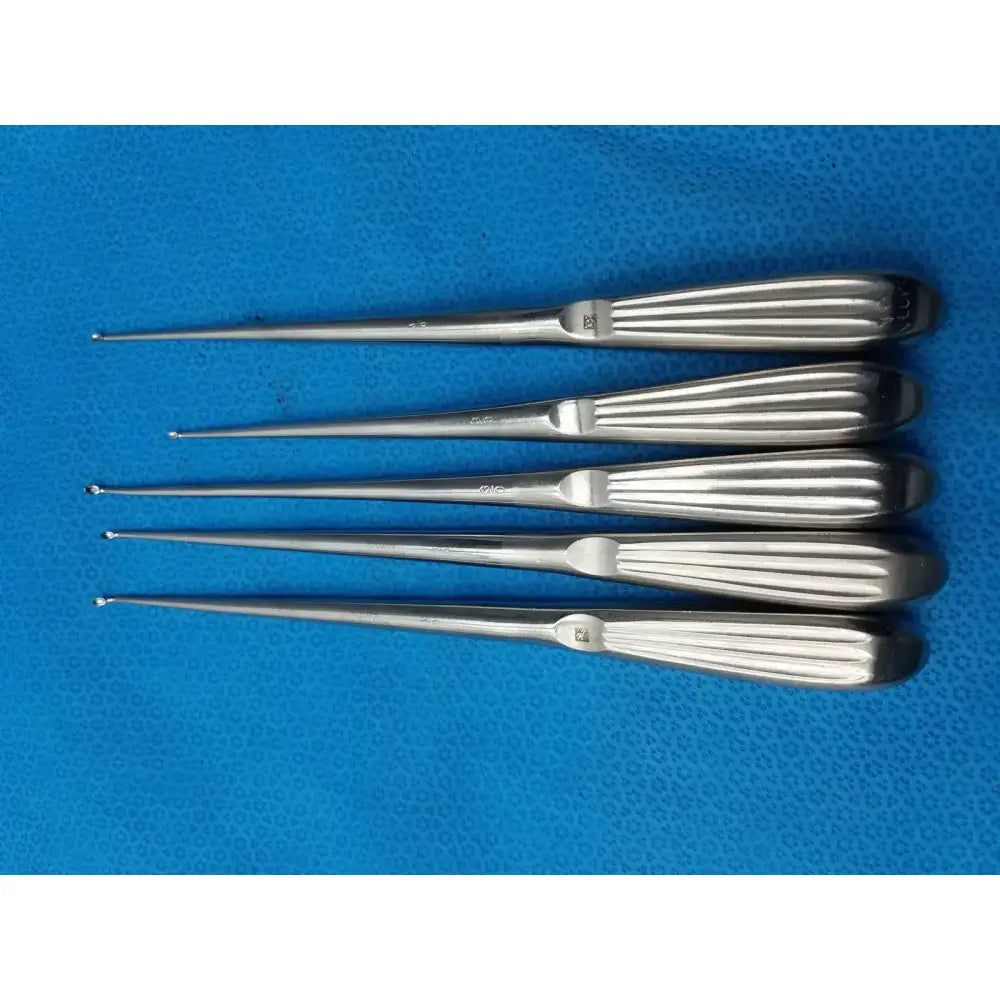 Buggles R-2822 Spratt Bone Curette Stainless Surgical Orthopedic - Lot of 5 Bone Curette, second-hand product photo 14