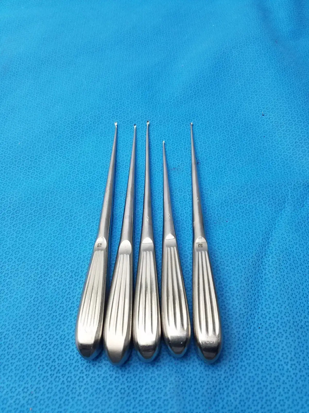 Buggles R-2822 Spratt Bone Curette Stainless Surgical Orthopedic - Lot of 5 Bone Curette, second-hand product photo 12