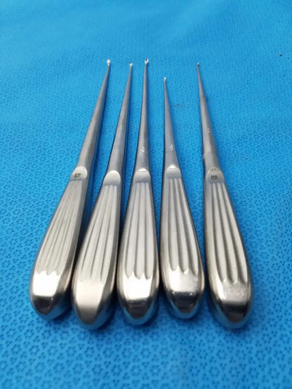Buggles R-2822 Spratt Bone Curette Stainless Surgical Orthopedic - Lot of 5 Bone Curette, second-hand product photo 16
