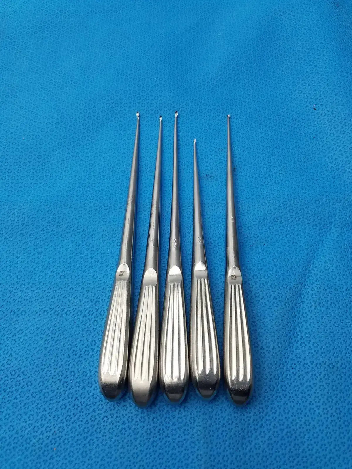 Buggles R-2822 Spratt Bone Curette Stainless Surgical Orthopedic - Lot of 5 Bone Curette, second-hand product photo 2