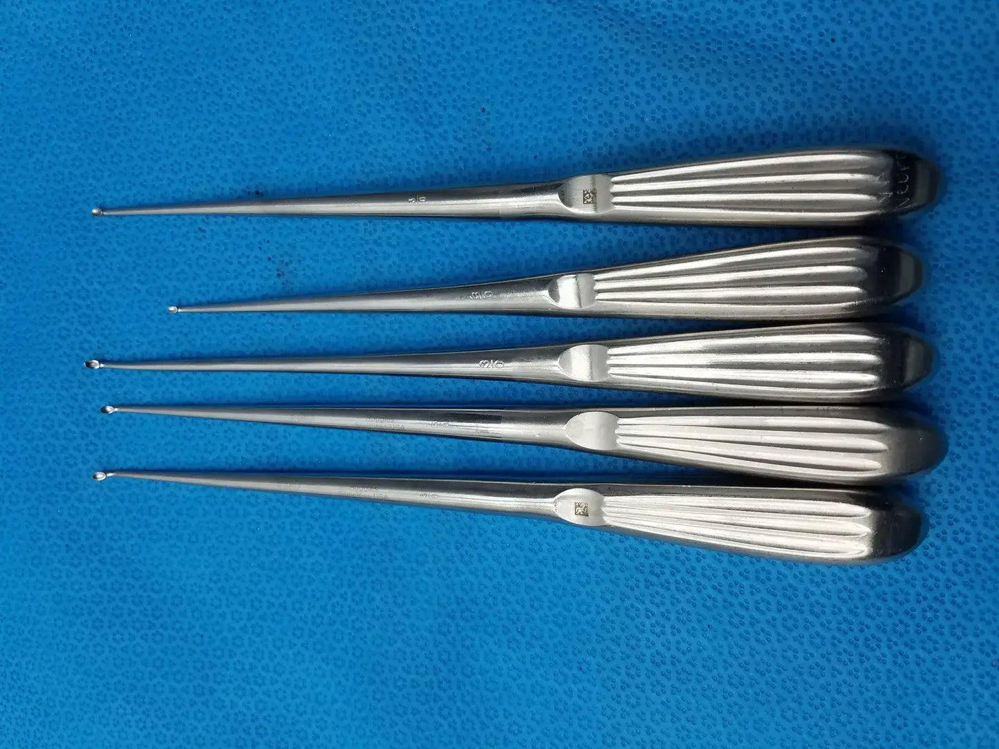 Buggles R-2822 Spratt Bone Curette Stainless Surgical Orthopedic - Lot of 5 Bone Curette, second-hand product photo 14