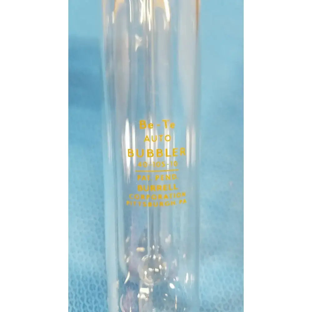 Burrell Francis Auto Bubbler, Pyrex Glass, Laboratory Chemistry Equipment Laboratory Glassware, second-hand product photo 2