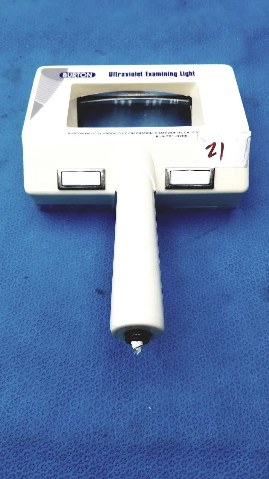 Reuse Medical Burton Ultraviolet Examining Light - 031980 Other Medical & Lab Equipment, second-hand product photo 1